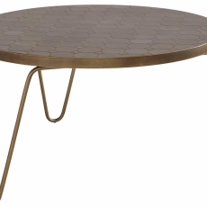 Konferenční stolek Stephanie, 80 cm, měděná - 2