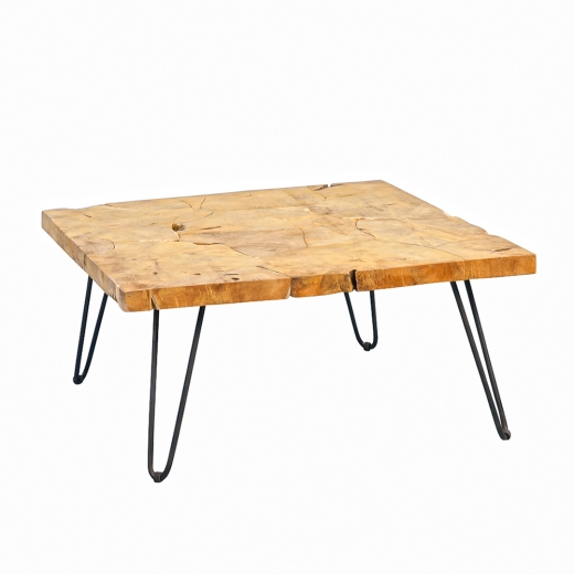 Konferenční stolek teakový Lars, 80 cm - 1