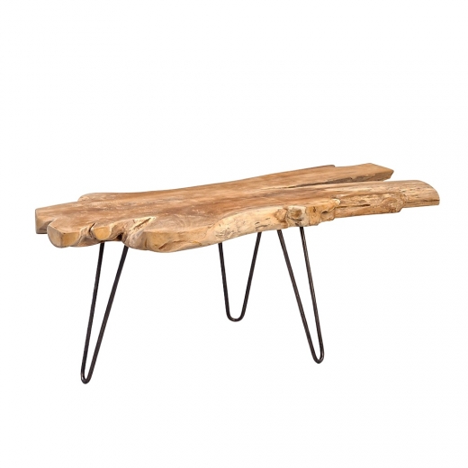 Konferenční stolek teakový Tallus, 100 cm - 1