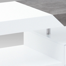 Konferenční stolek Tibor, 120 cm, bílá/beton - 3