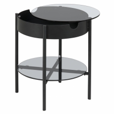 Konferenční stolek Tipton, 50 cm, černá - 2