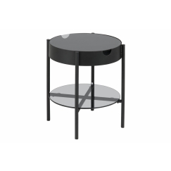 Konferenční stolek Tipton, 50 cm, černá