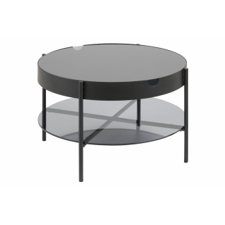 Konferenční stolek Tipton, 75 cm, černá