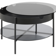 Konferenční stolek Tipton, 75 cm, černá - 3