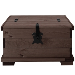 Konferenční stolek Vale, 72 cm, tmavě hnědá