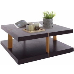 Konferenční stolek Veranzo, 100 cm, hnědá