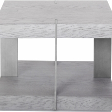 Konferenční stolek Veranzo, 50 cm, stříbrná - 3