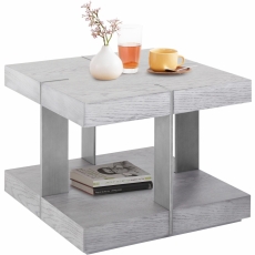Konferenční stolek Veranzo, 50 cm, stříbrná - 1