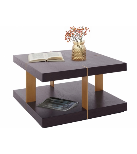 Konferenční stolek Veranzo, 70 cm, hnědá