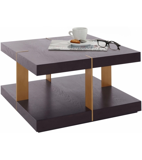 Konferenční stolek Veranzo, 90 cm, hnědá
