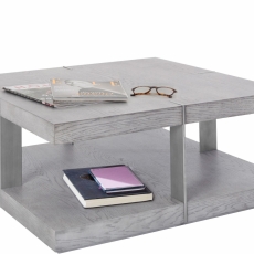 Konferenční stolek Veranzo, 90 cm, stříbrná - 1