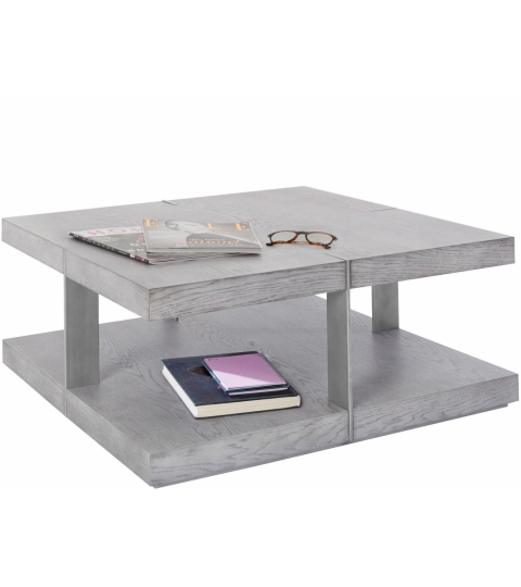Konferenční stolek Veranzo, 90 cm, stříbrná
