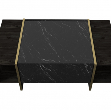 Konferenční stolek Veyron, 104 cm, černá - 6