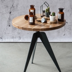 Konferenční stolek Vinden, 59 cm, dřevo/černá - 2