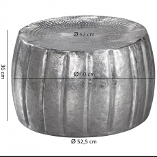 Konferenční stolek Visa, 60 cm, stříbrná - 4