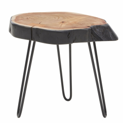 Konferenční stolek Vit, 40 cm, hnědá