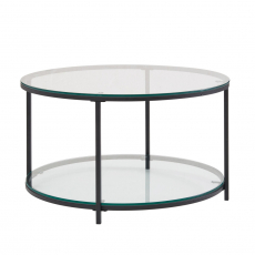 Konferenční stolek Vivien, 80 cm, černá - 7