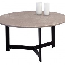 Konferenční stolek Volker, 70 cm, černá/beton - 1