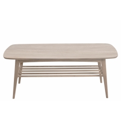 Konferenční stolek Woodstock, 120 cm, bílý dub