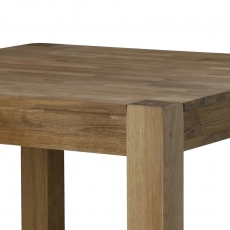 Konferenční stolek z masivu Boost, 80 cm, dub - 2