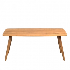 Konferenční stolek z masivu Eddy, 100 cm, divoký dub - 2
