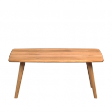 Konferenční stolek z masivu Eddy, 80 cm, divoký dub - 2