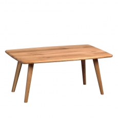 Konferenční stolek z masivu Eddy, 80 cm, divoký dub - 1