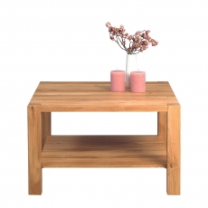 Konferenční stolek z masivu Silas, 70 cm, divoký dub - 3