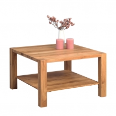 Konferenční stolek z masivu Silas, 70 cm, divoký dub - 1