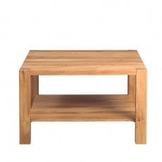 Konferenční stolek z masivu Silas, 70 cm, divoký dub - 2