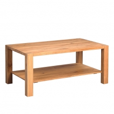 Konferenční stolek z masivu Silas, 96 cm, divoký dub - 4
