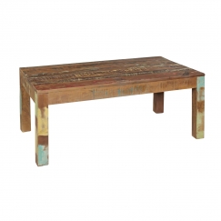 Konferenční stolek z recyklovaného dřeva Kalkuta, 110 cm, mango