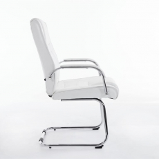 Konferenční židle Attila, bílá - 3