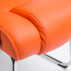 Konferenční židle Attila, oranžová - 7