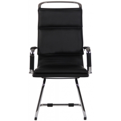 Konferenční židle Bedford, syntetická kůže, černá