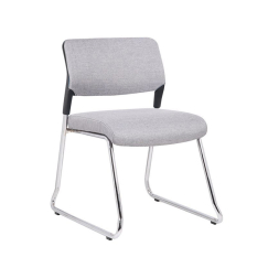 Konferenční židle Evo 4S, textil, šedá