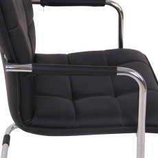 Konferenční židle Gandia, černá - 6