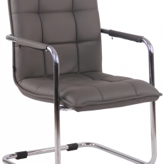 Konferenční židle Gandia, šedá - 1