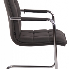 Konferenční židle Gandia, šedá - 2