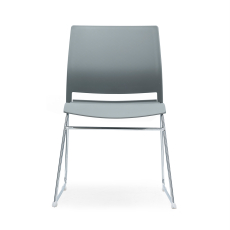 Konferenční židle Gardena (SET 4 ks) plast, šedá - 3