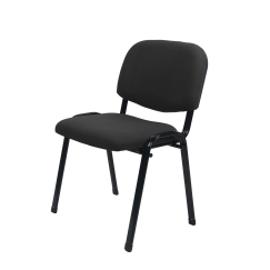 Konferenční židle Iron, textil, černá