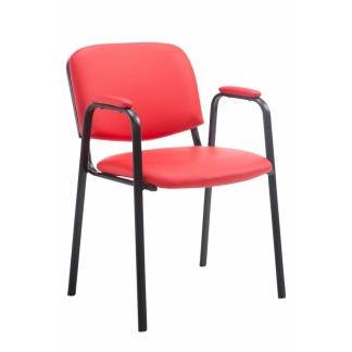 Konferenční židle Ken, červená