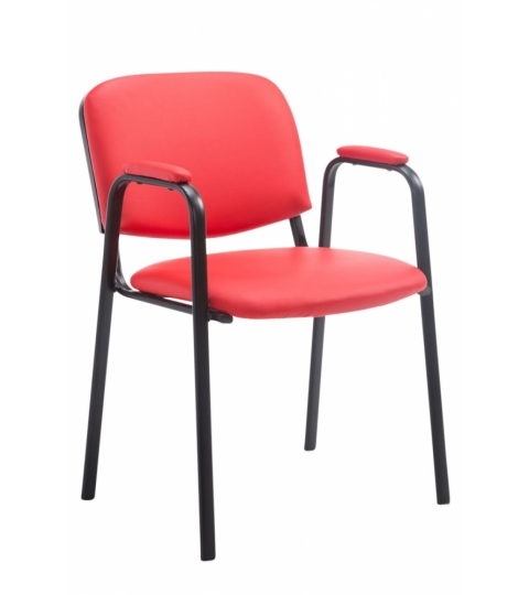 Konferenční židle Ken, červená