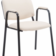 Konferenční židle Ken, krémová - 1