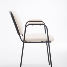 Konferenční židle Ken, krémová - 3