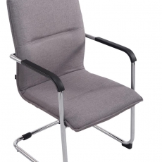Konferenční židle s područkami Hudson textil - 4