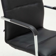 Konferenční židle Seattle (SET 2 ks), černá - 6