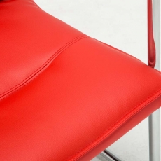 Konferenční židle Seattle (SET 2 ks), červená - 7