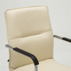Konferenční židle Seattle (SET 2 ks), krémová - 5