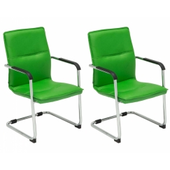 Konferenční židle Seattle (SET 2 ks), zelená